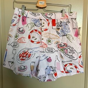 NWT ANTHROPOLOGIE Colorful Patterned Women Shorts/boxers